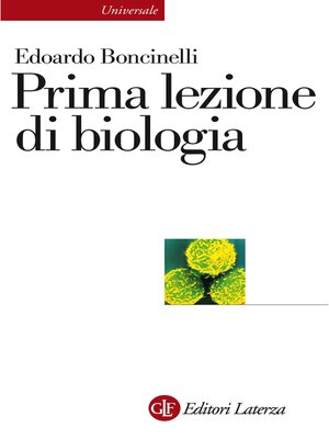 cover image of Prima lezione di biologia